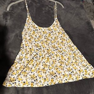 American Eagle Floral Tank Top Size S